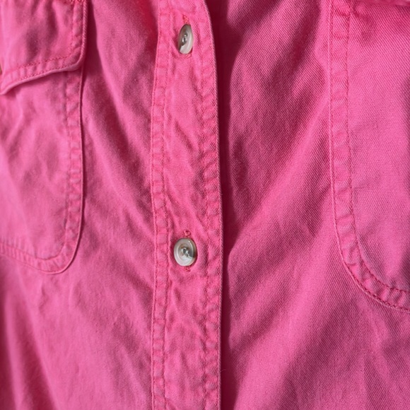 Vintage Copper Key cotton sleeveless button down blouse - Picture 3 of 6